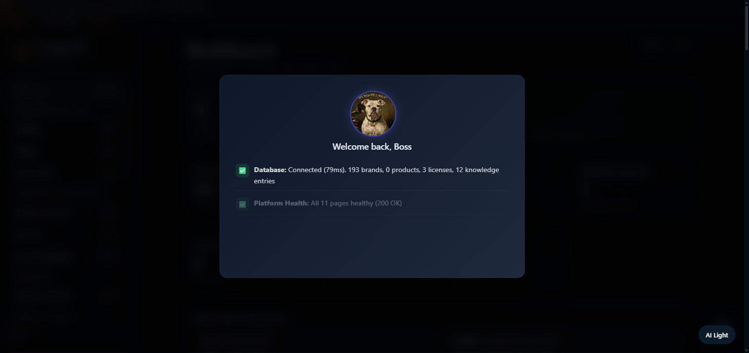 Owner dashboard